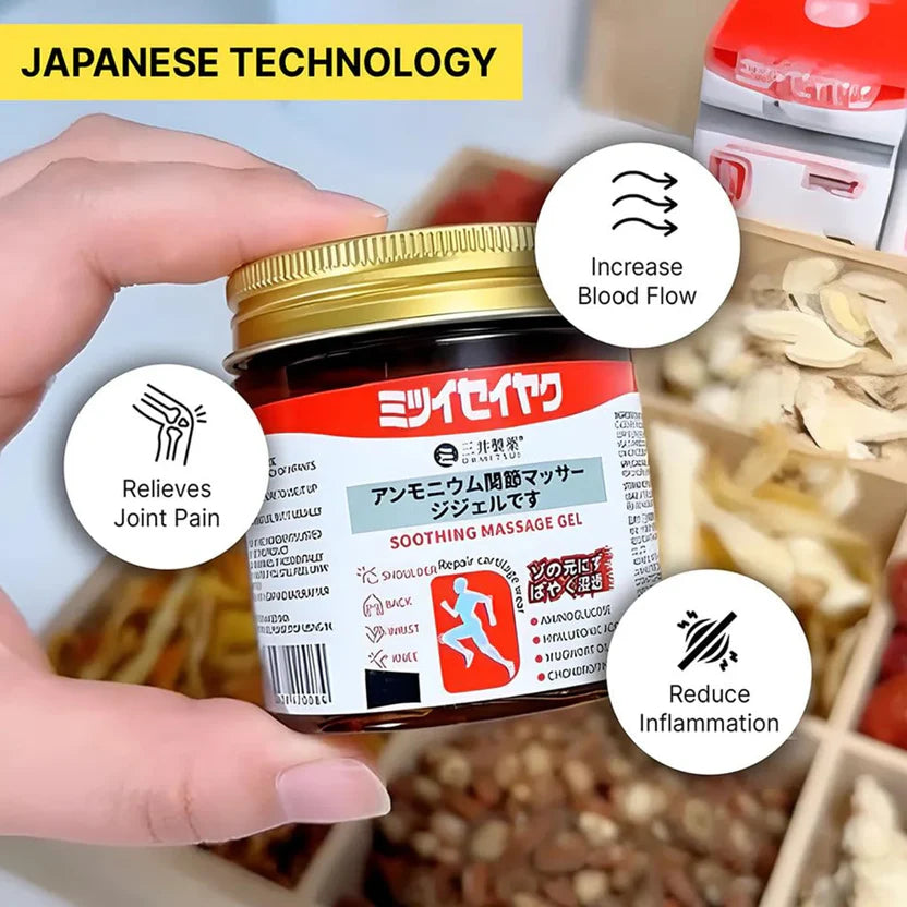 JAPANESE BALM FOR JOINT & MUSCLE RELIEF: FAST-ACTING SOOTHING GEL